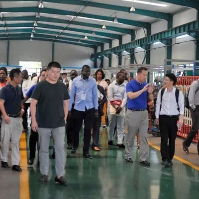 2019年發展中國家中小企業能力建設研修班學員蒞臨山東天工參觀考察