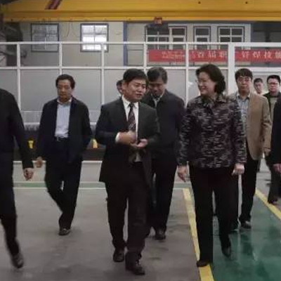 山東省委常委、統戰部長吳翠云等各級領導 蒞臨山東天工參觀指導工作